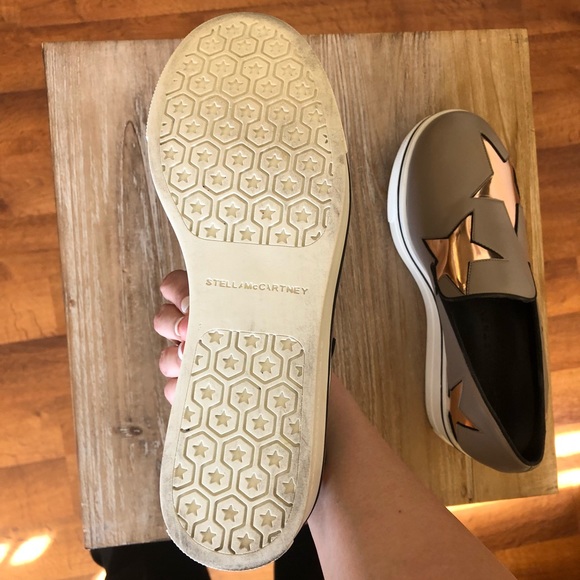 Stella McCartney Binx gray and rose gold shoes - Picture 7 of 8